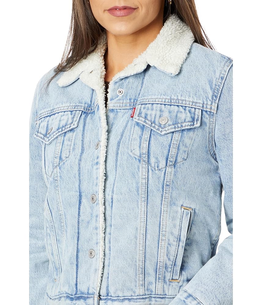 A.H TRUCKER JACKET サイズL Levi's Leather Trucker Jacket 